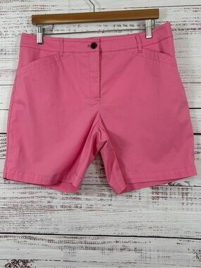 Talbots Pink Cotton Chino Shorts